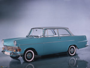 Image of a 1960 Blue Opel Rekord