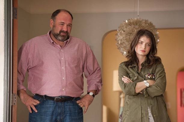 James Gandolfini and Eve Hewson (Maddy)