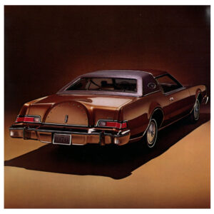 Image of the rear of a 1976 Lincoln Mark IV