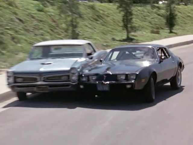 1966 GTO (left) in Charlies Angels TV series, 1976-81