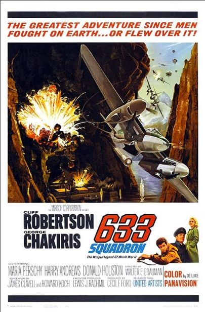 Poster for the movie "Squadron 633"
