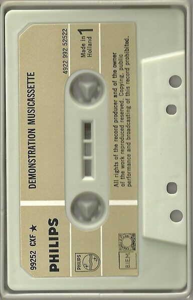 Philips Demonstration Music Cassette