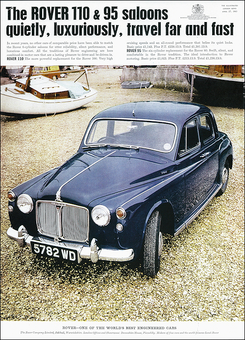 Image of a 1963 Rover P4