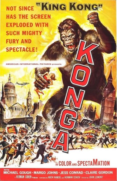 Poster for the movie "Konga"