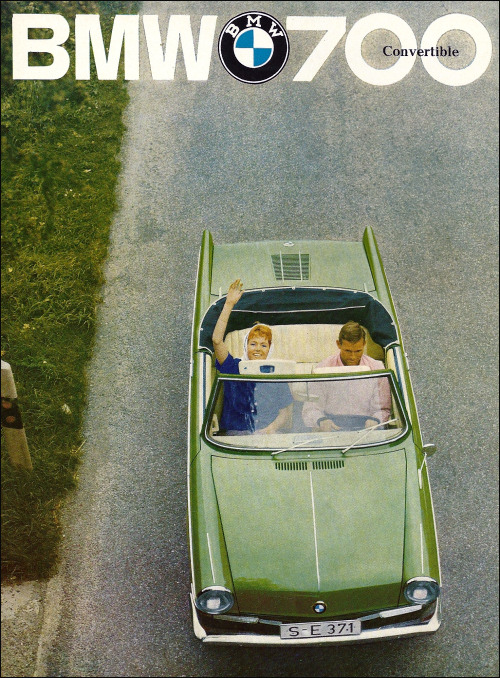 Ad for the 1961 BMW 700 Cabriolet