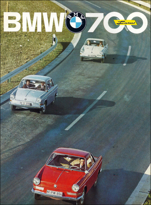 Ad for the 1961 BMW 700 Luxus