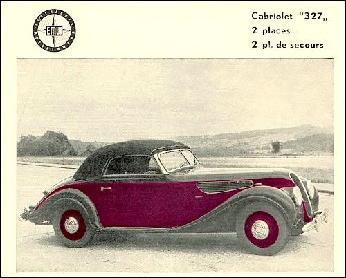 Image of the 1952 EMW 327 Cabriolet