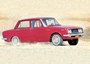 Image of a Red 1970 Toyota Corona