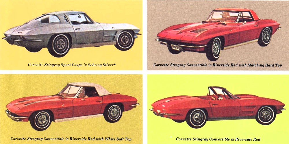 Image of the 1963 Corvette C2 Sting Ray Offerings