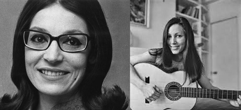 Portraits of Nana Mouskouri and Julie Felix