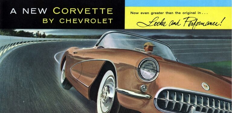 1956 Corvette C1 - Side Profile Updated